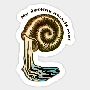 My destiny I carry with me Sticker